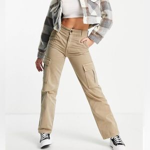Stradivarius Straight Leg Cargo Pants